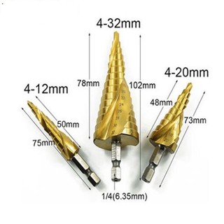 [ Combo ] Bộ 3 Mũi khoan tháp