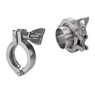 Clamp vi sinh,Khớp nối nhanh , nối ống kim loại, nối ống lò hơi, các loại đường ống cần tháo rời vệ sinh...Fi 21.7_50.8