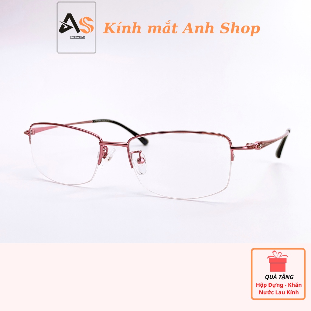 Gọng kính mắt xẻ cước nam nữa chất liệu kim loại 8866