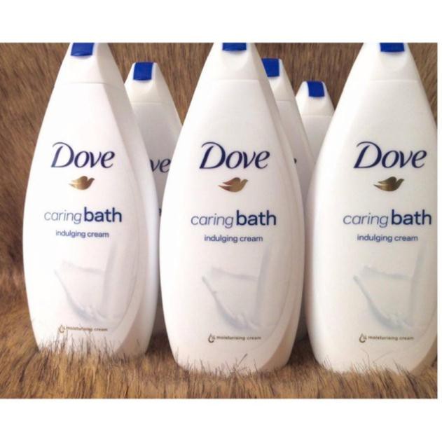 Sữa tắm dưỡng ẩm DOVE Caring Bath Indulging Cream - 500ml