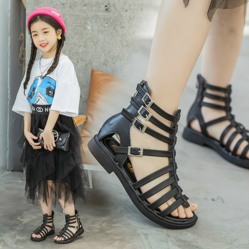SANDAL DÂY CAO CỔ BÉ GÁI CÁ TÌNH DÉP BE GÁI HOT 2021