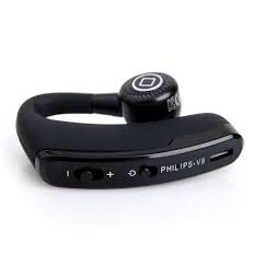 Tai nghe cao cấp chống ồn  FREE SHIP  Tai nghe Bluetooth V9 có mic màu đen sang trọng, thể thao thế hệ mới 5.0
