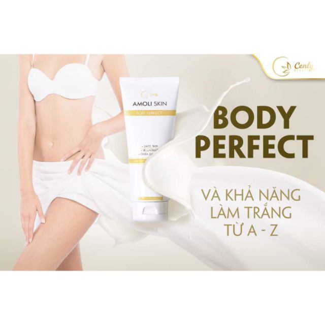[TRẮNG BẬT TONE SAU 7 NGÀY]  Ủ body PERFECT  AMOli SKIN - Chính hãng CenLy beauty 100%