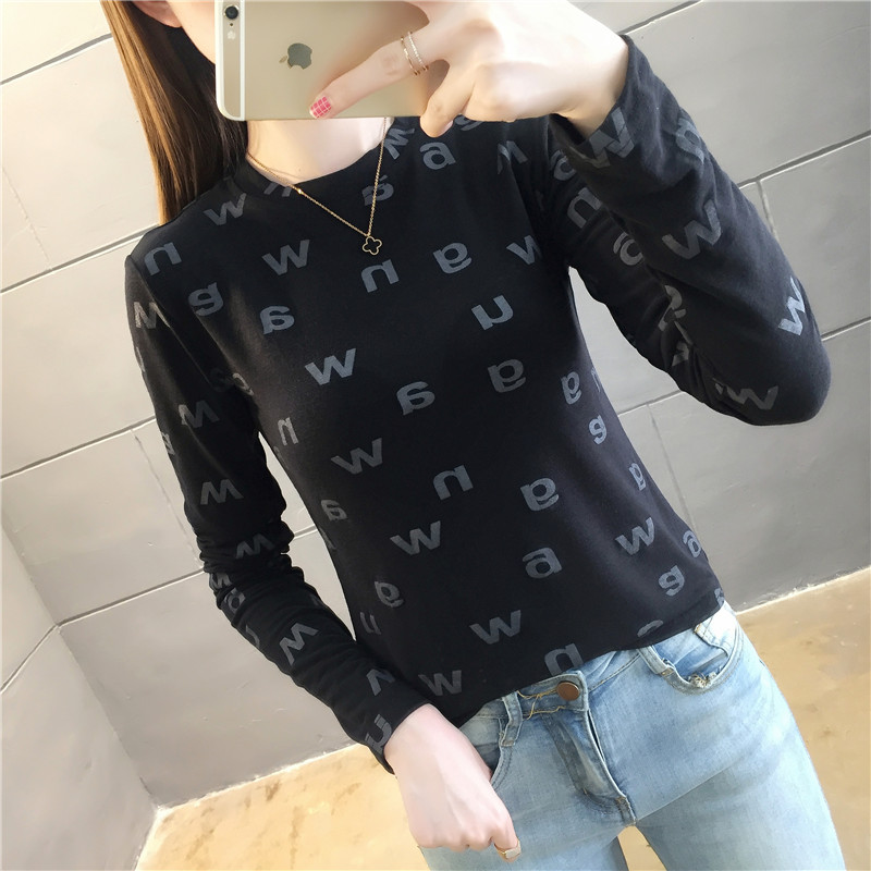 2020 new autumn bottoming shirt women  clothes autumn and winter slim top long sleeve T-shirt | BigBuy360 - bigbuy360.vn