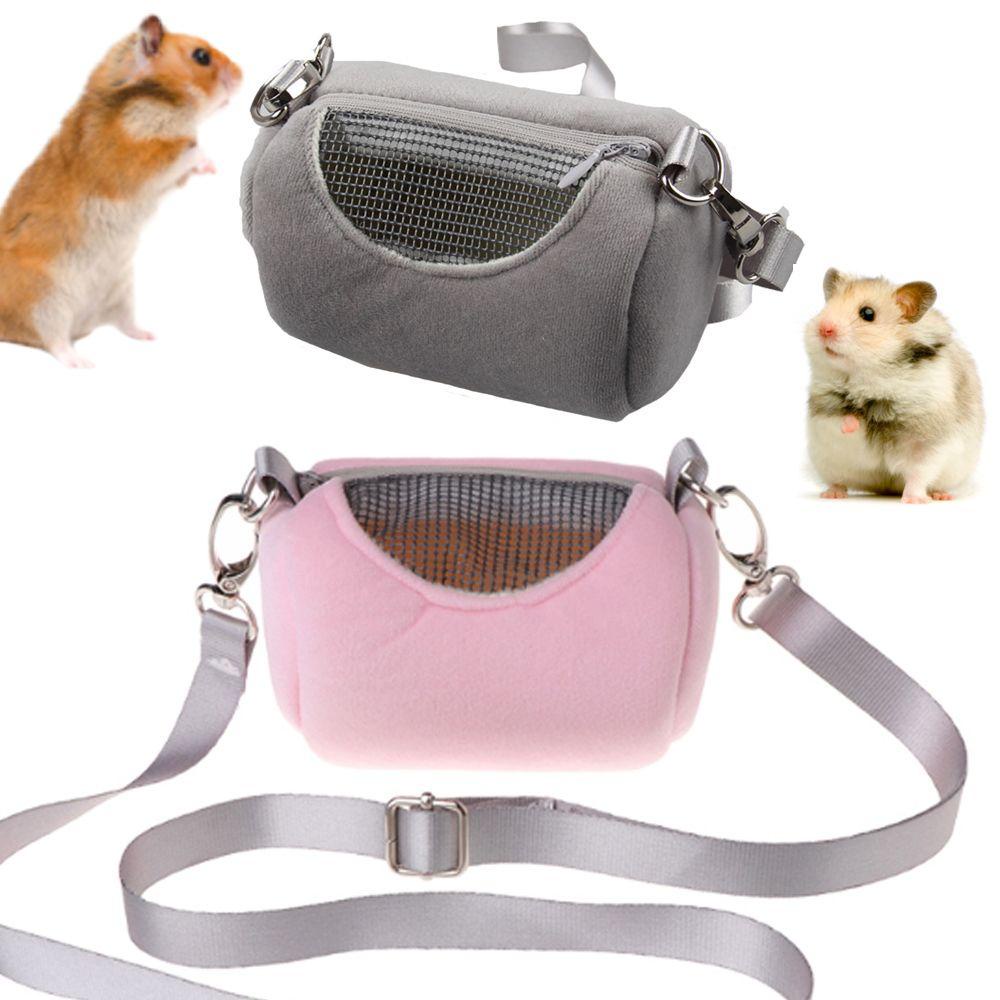 Shanrong Túi Lưới Đựng Chuột hamster Giữ Ấm Có Khóa Kéo Tiện Lợi