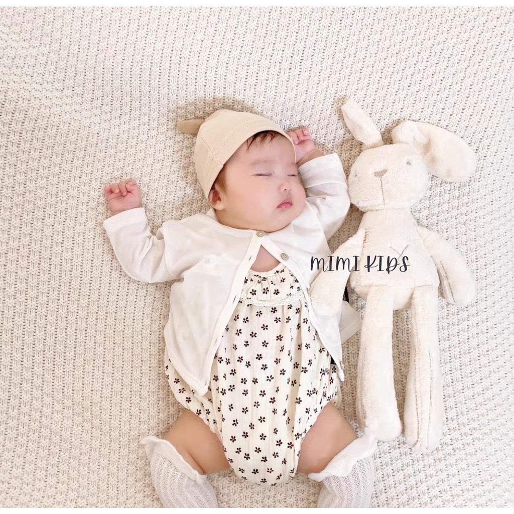 Mũ nón Cotton thắt nút đáng yêu cho bé Mimi Kids (0-12m) MD25