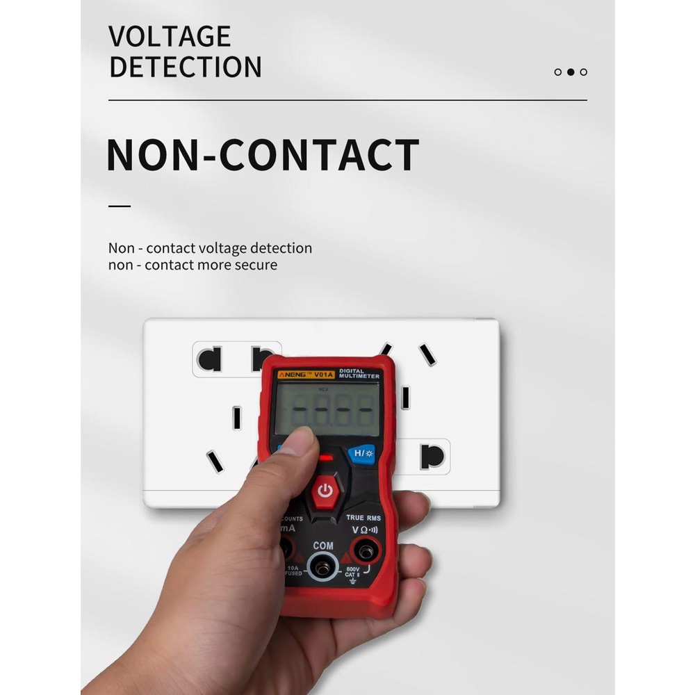 LONTIME Vạn Năng Kế Kỹ Thuật Số AC / DC Đa Năng