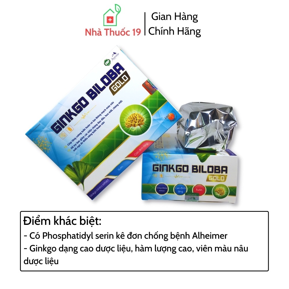 Hoạt Huyết Nhất Nhất Hộp 30 Viên Chính Hãng Giúp Bổ Máu Tăng Tuần Hoàn Máu Não Ngừa Tai Biến Đau Đầu Hoa Mắt Chóng Mặt