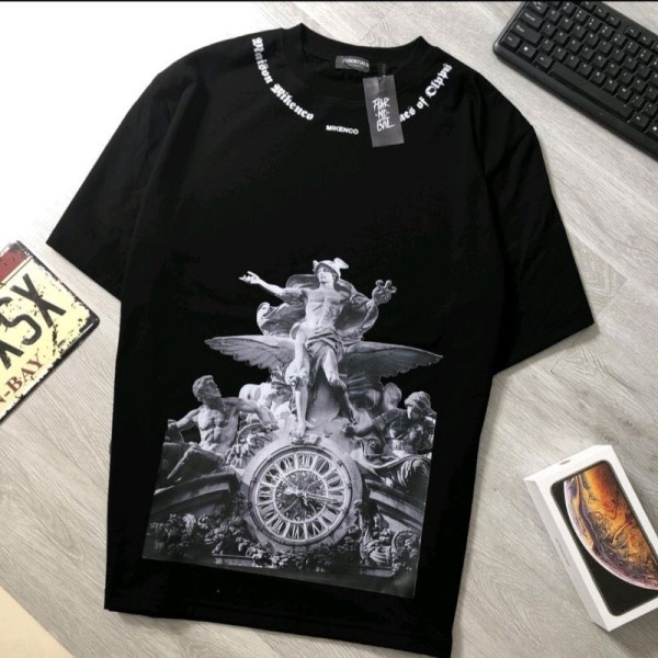 Áo Phông Tay Lỡ , Áo Hè Nam Nữ From Rộng Unisex MIKENCO Chất Liệu Cotton Thấm Hút Mồ Hôi.