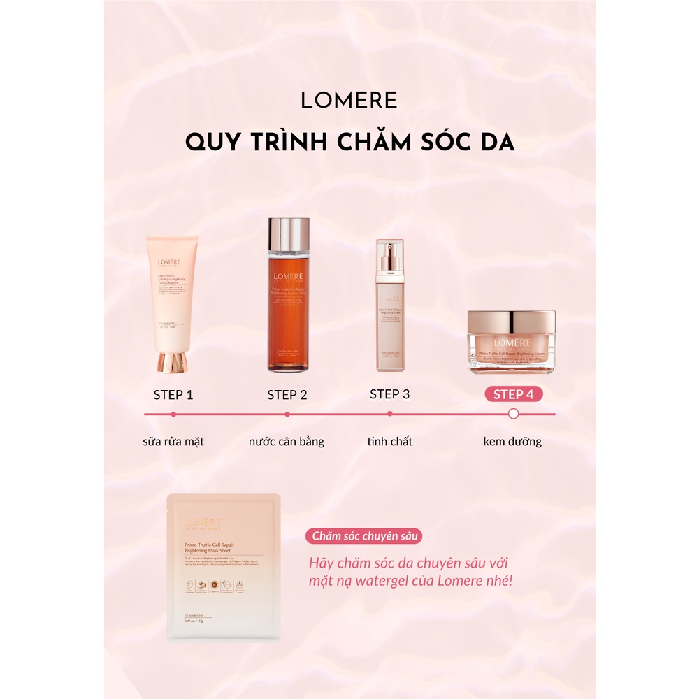 Kem dưỡng dưỡng trắng Lomere prime truffle cell repair brightening Cream - Hàn Quốc Chính Hãng