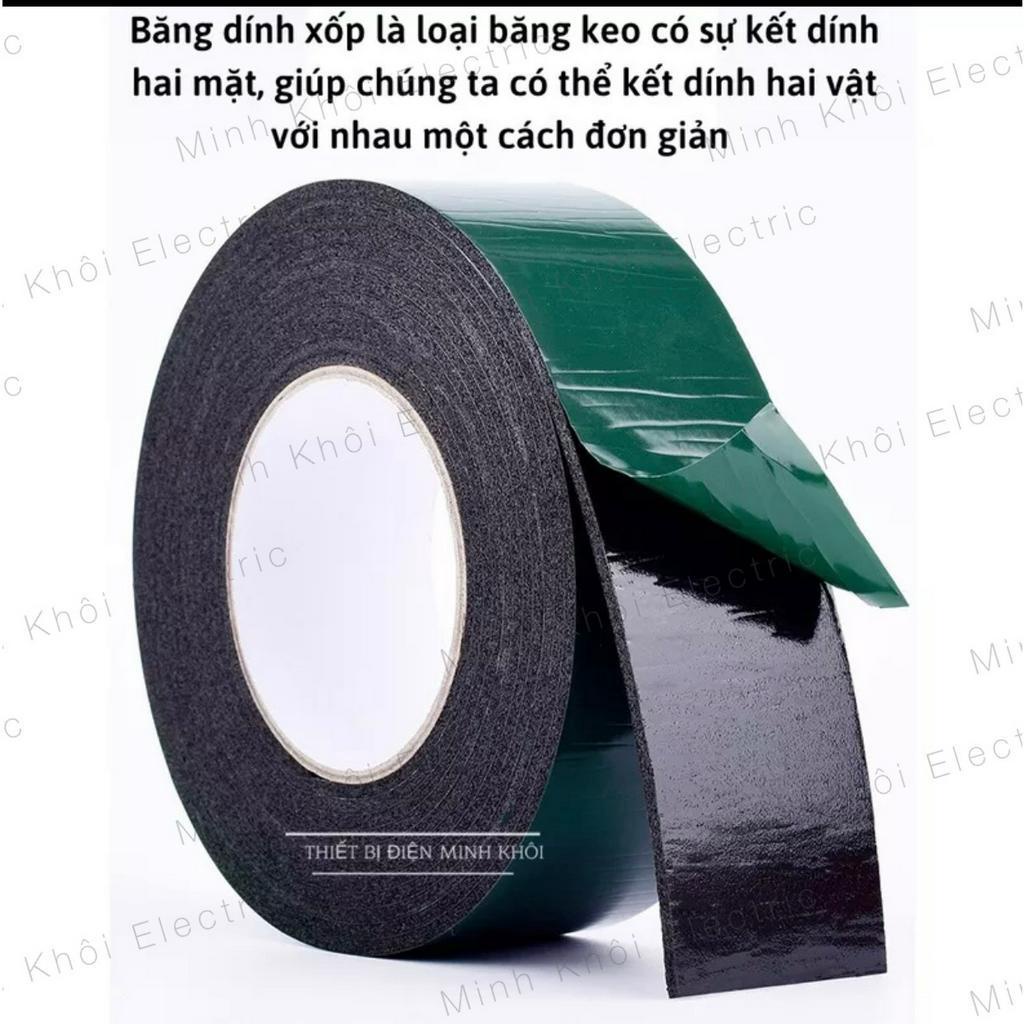 Băng Dính Xốp Hai Mặt Siêu Dính Đủ Cỡ, băng keo xốp hai mặt