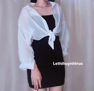 Set áo sơ mi + đầm body