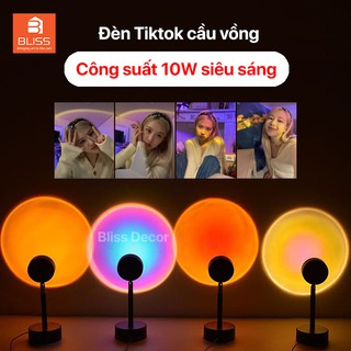 Đèn cầu vồng (Rainbow Rosé) 10W siêu sáng, quay video và chụp ảnh Tiktok cực chill | USB 5V