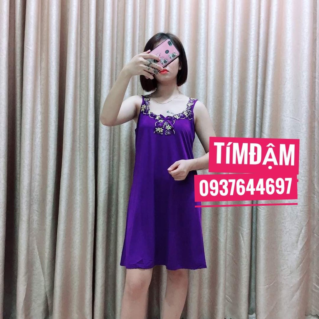 Đầm ngủ - đầm bản thun lạnh giá rẻ