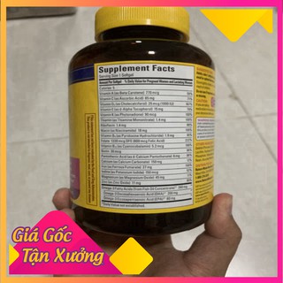 XẢ XẢ XẢ [150 Viên] Thuốc Bổ Cho Bà Bầu Nature Made Prenatal Multi DHA - Mẫu Mới XẢ XẢ XẢ