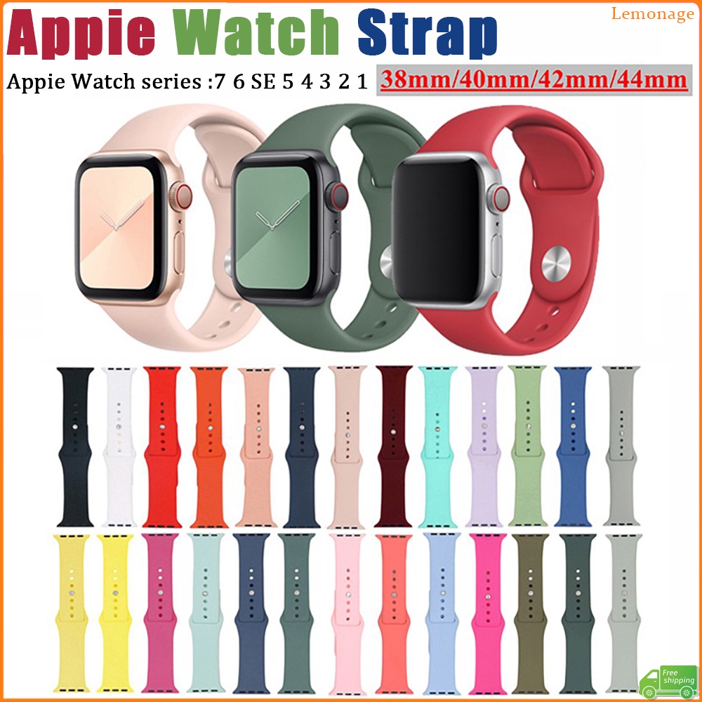 Dây Đeo Thay Thế Bằng Silicon Mềm Cho Apple watch 38-40-41Mm/42-44-45Mm 7/6/Se/5/4/3/2/1