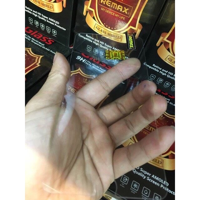 KÍNH CƯỜNG LỰC MỎNG 0,1mm Chính Hãng Remax Dành Cho iphone 5--- XS max