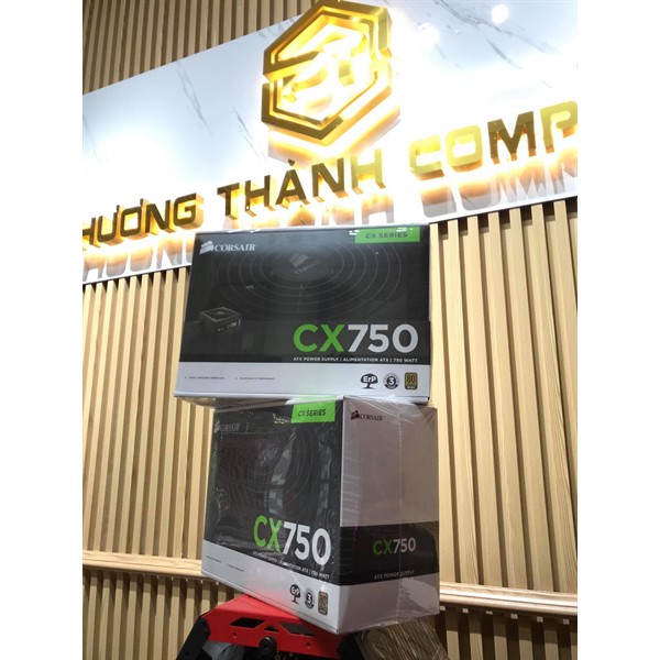 [Mã SKAMLTSM9 giảm 10% đơn 99K] Nguồn máy tính CORSAIR CX750 CX Series - 750W - 80 Plus Bronze NEW BOX