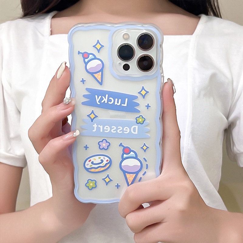 Ốp lưng iphone Ốp Điện Thoại Họa Tiết Sóng Biển Lớn Cho iphone13Promax / xs / xr / Apple 11Pro / 8 / New-14 Dinuo case