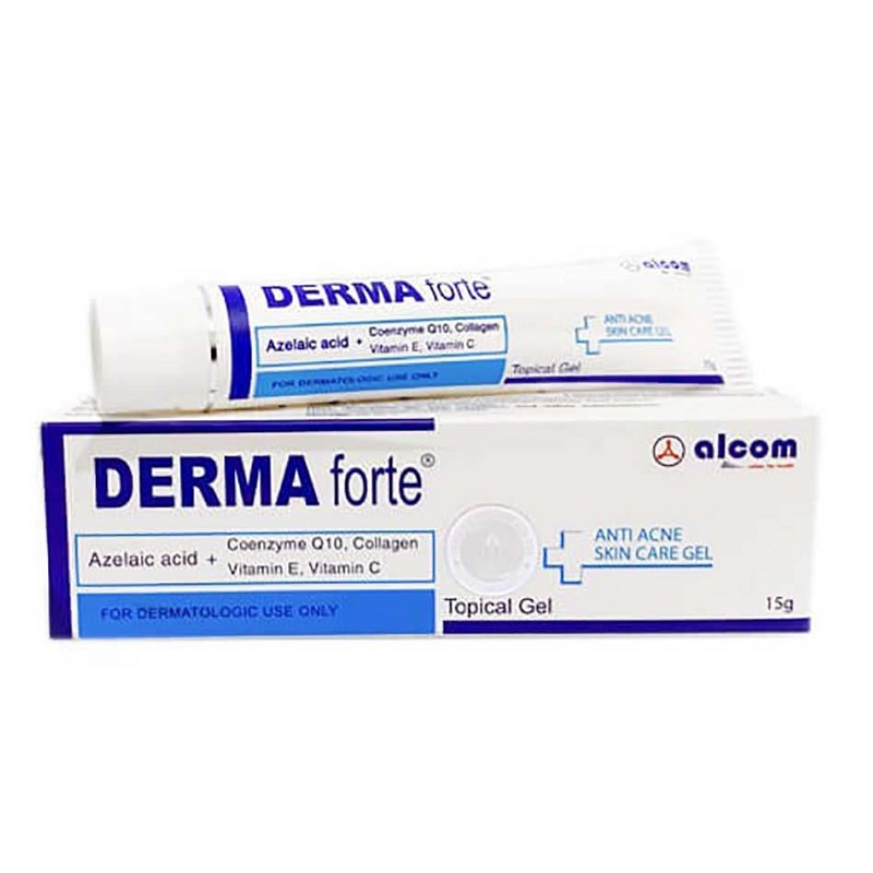 Kem làm giảm mụn ẩn, trứng cá, đầu đen, làm mềm và làm mờ sẹo -derma forte