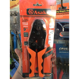 [FOLLOW lấy Voucher]Kìm bấm cosse tròn Asaki AK-9120