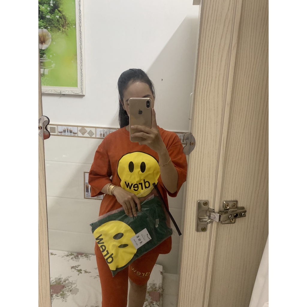 Set bộ thể thao ❤️ Đồ bộ nữ in hình mặt cười chất Borip dày dặn co giãn thoải mái