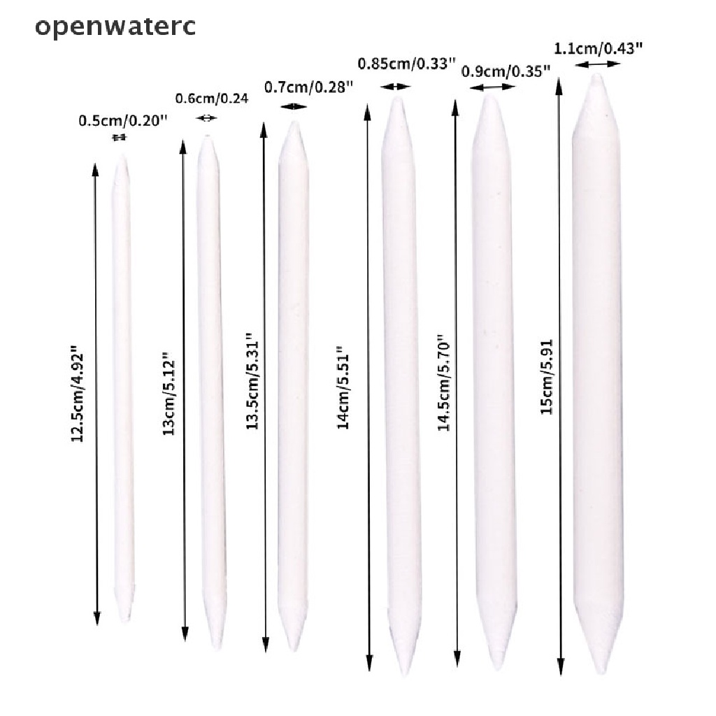 Bộ 6 Cây Cọ Vẽ Tranh Bằng Than Hoạt Tính Chống Lem