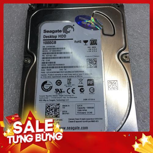 {CỰC CHẤT} [Mã ELCLD500 giảm 7% đơn 500K] Ổ cứng hdd máy PC 1T Sata