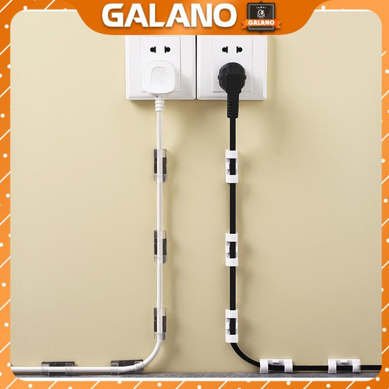Nẹp dây điện GALANO kẹp dây điện, sạc, chuột, bàn phím gọn gàng bàn làm việc HG-001200