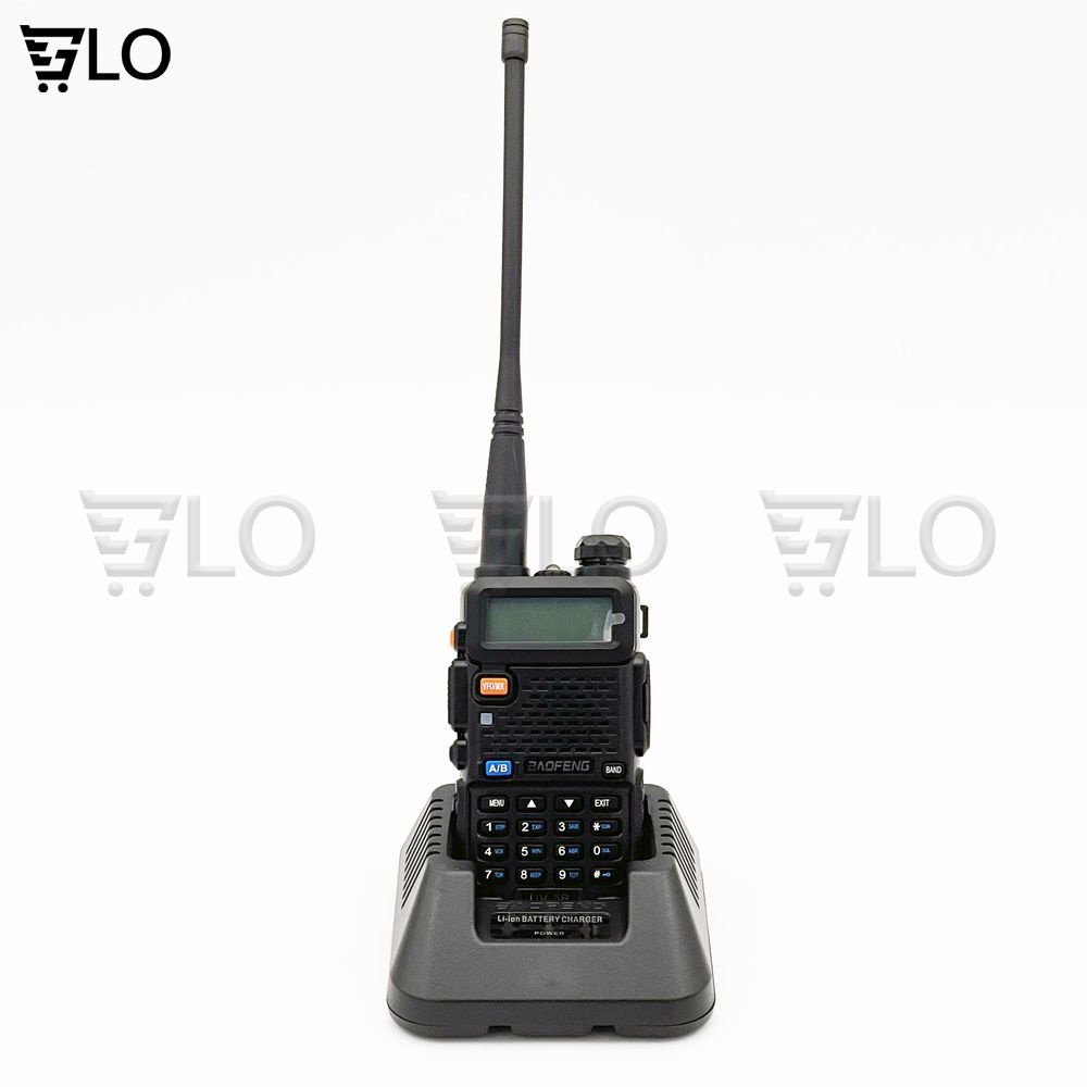 Bộ Đàm Baofeng 0678 UV-5R Có Lcd 2 Băng Tần VHF và UHF Cao Cấp Kèm Tai Nghe Rời