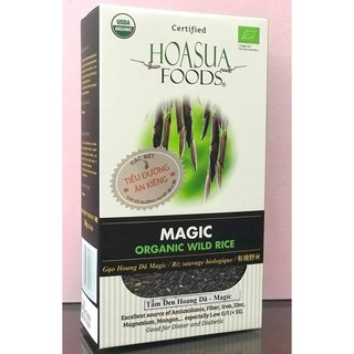 (Hoa sữa) - Gạo tấm đen hoang dã Hữu cơ Magic 1Kg
