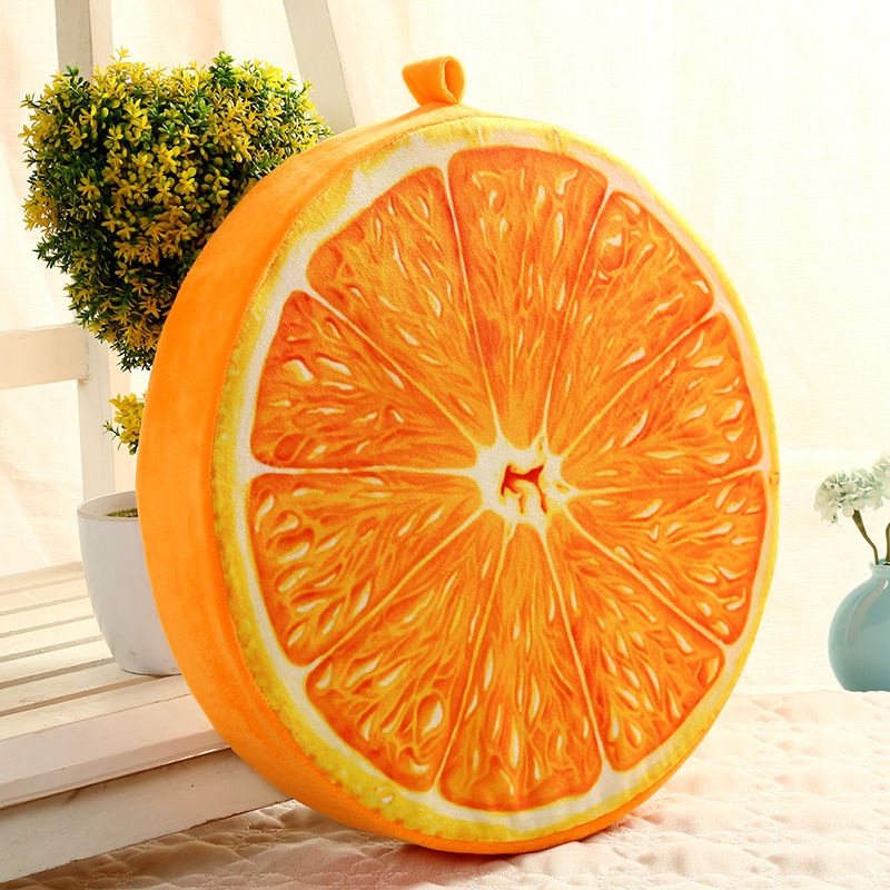 Gối Đệm Ghế Ngồi Dày Dặn Hình Dưa Hấu 3d Dễ Thương Sáng Tạo Cho Bé