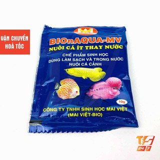 Gói Men Vi Sinh Mai Việt 10g - Dùng Làm Sạch, Trong Nước Hồ Cá Cảnh