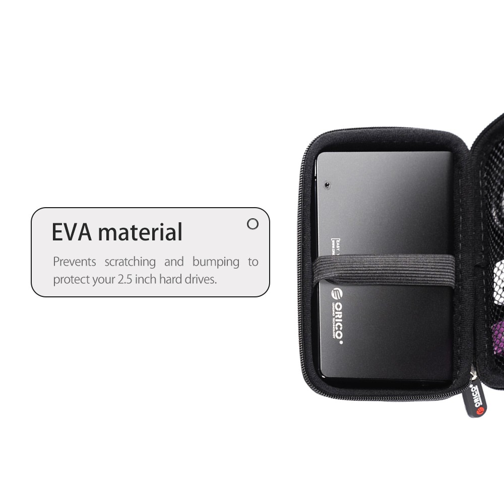 Túi Đựng Pin Dự Phòng Orico 2.5 Inch Hdd & Ssd | BigBuy360 - bigbuy360.vn
