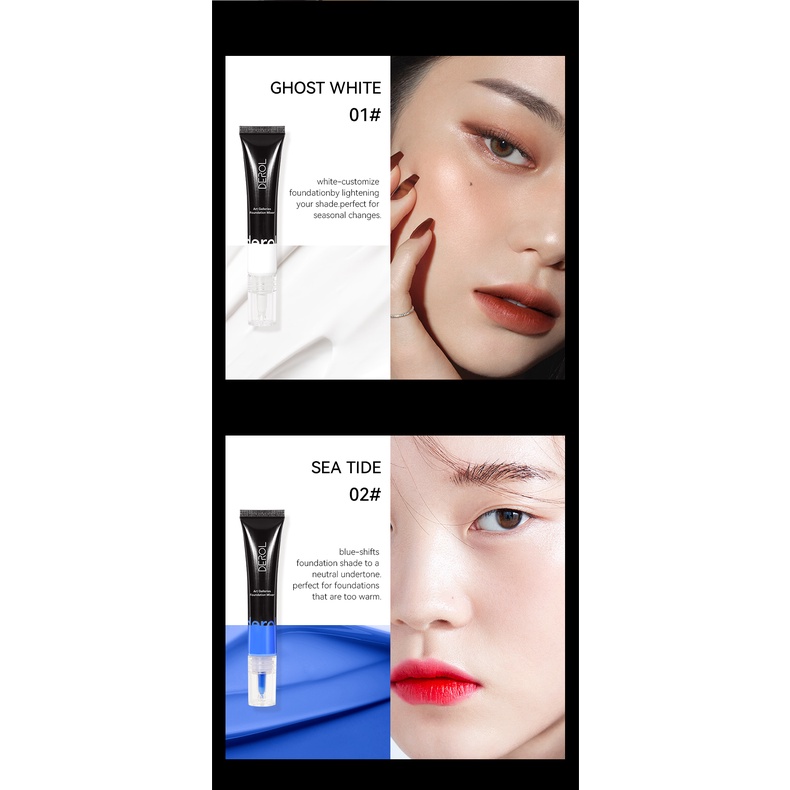 Kem Nền Che Khuyết Điểm Derol BB Cream Chỉnh Sửa Màu Sắc Da Và Sáng Bóng