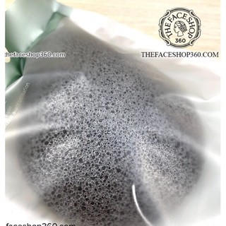 BỌT RỬA MẶT CHARCOAL & KONJAC CLEANSING PUFF