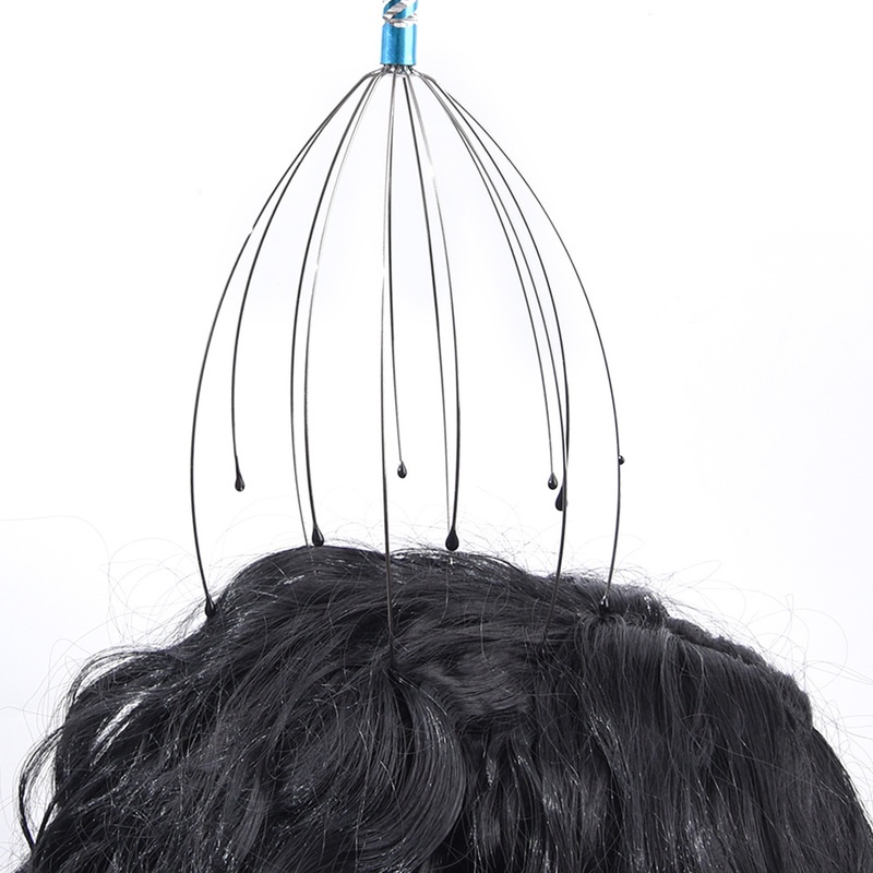 Dụng Cụ Mát Xa Đầu Giảm Căng Thẳng Màu Sắc Ngẫu Nhiên