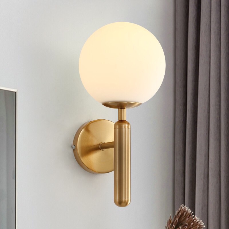 Đèn Tường Trang Trí Phòng Ngủ Hình Cầu -Tặng Bóng Led