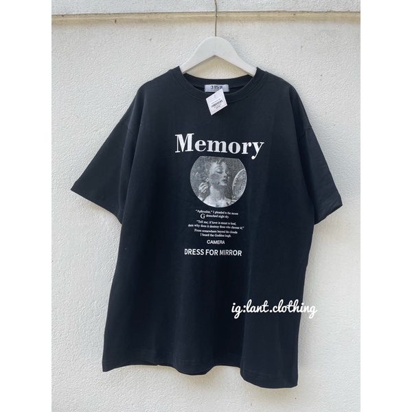 Áo thun chữ memory 3158