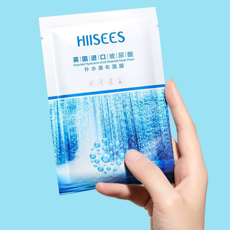 Mặt nạ HIISEES Imported Hyaluronic Acid Waterfall Mask dưỡng ẩm
