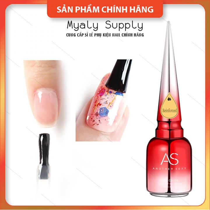 Sơn Top AS Bóng Lì Chai Đỏ Nắp Nhọn 15ml