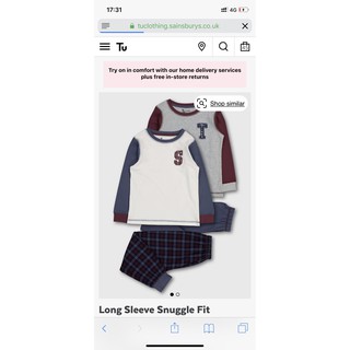 set 2 bộ pijama bé trai Tuclothing auth size 2-3y, 3-4y