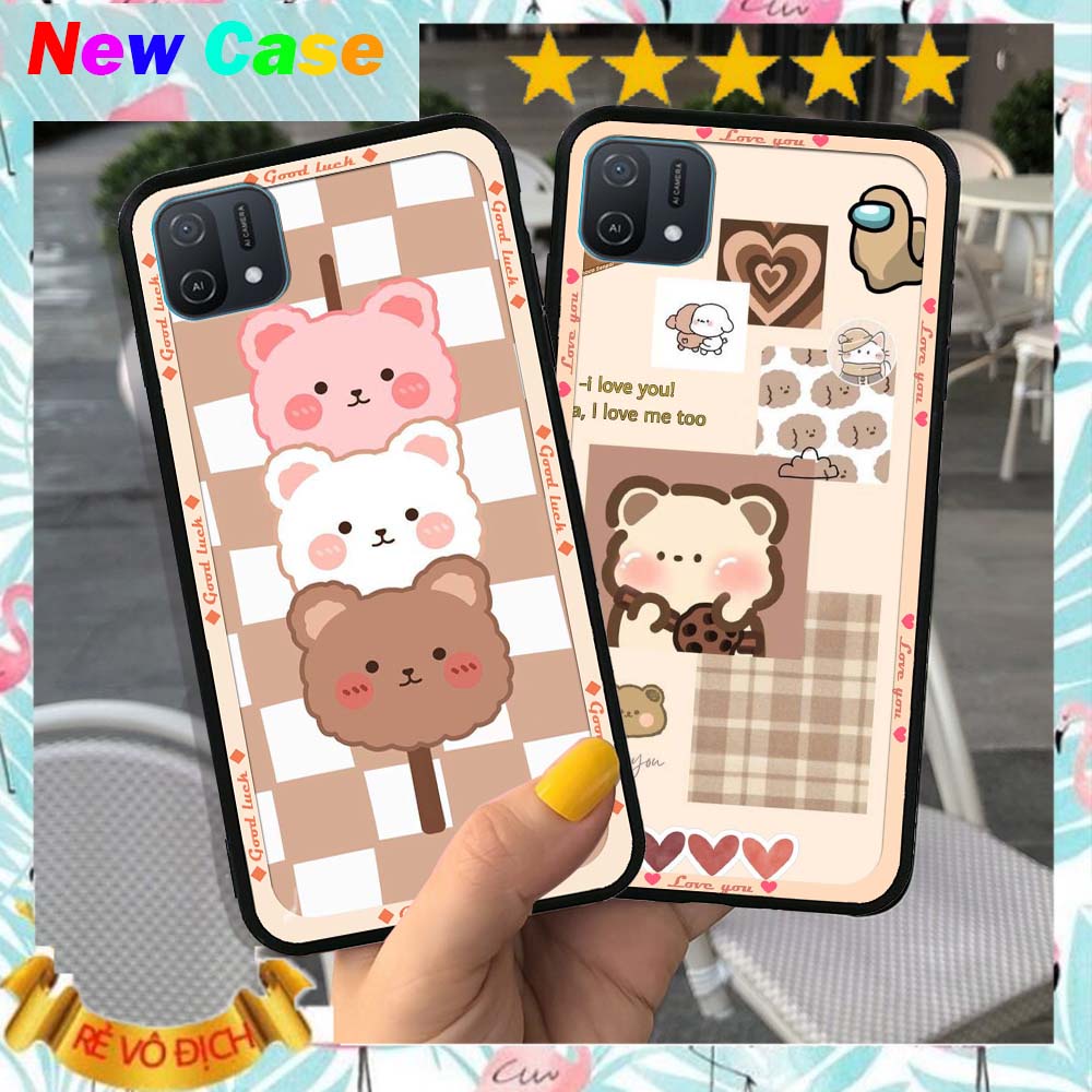 Ốp lưng Oppo A16k in hình họa tiết động vật cute đáng yêu