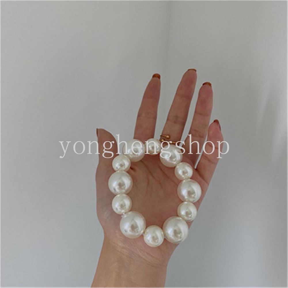 Dây Cột Tóc Đính Ngọc Trai Nhân Tạo Thời Trang Dành Cho Nữ