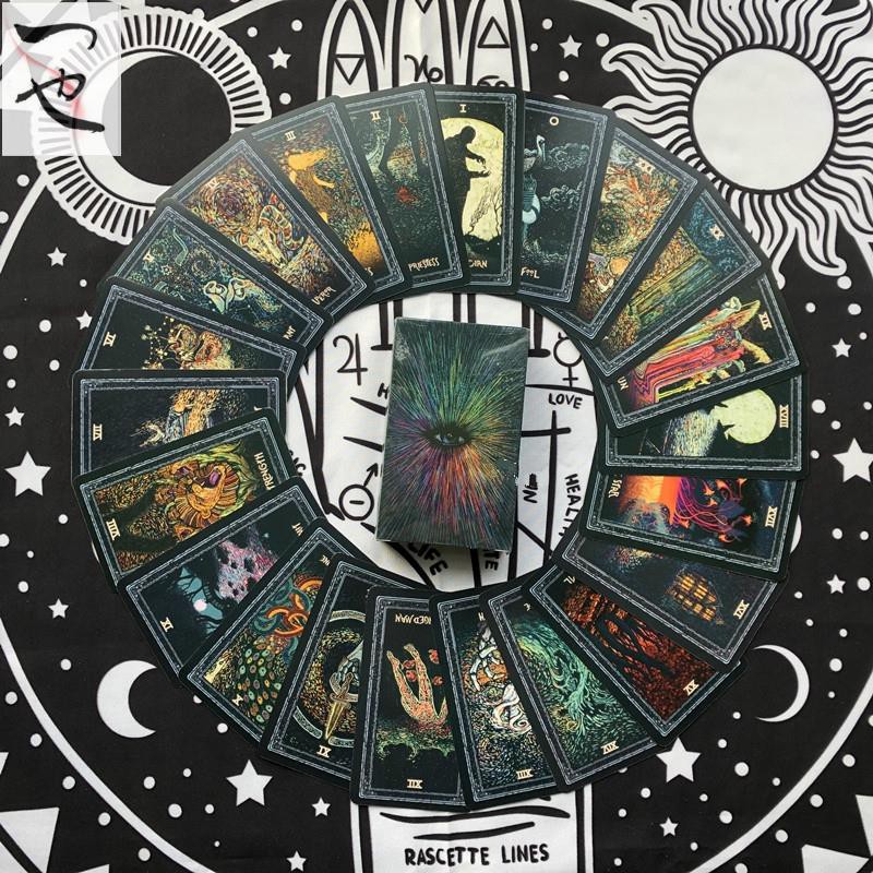 Bộ bài Tarot Prisma Visions mạ viền bạc độc đáo chất lượng cao