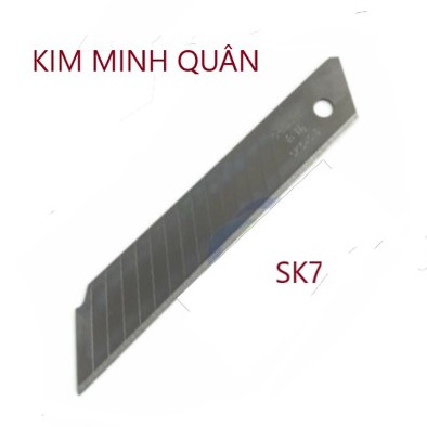 Lưỡi dao rọc giấy , lưỡi dao đa năng 14 rãnh 100x18x0.5mm A0041B C-Mart