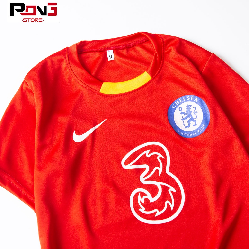 Bộ quần áo bóng đá trẻ em nam,nữ CLB Liverpool chất thun lạnh  cho các bé từ 2 đến 15 tuổi  của Pong__store