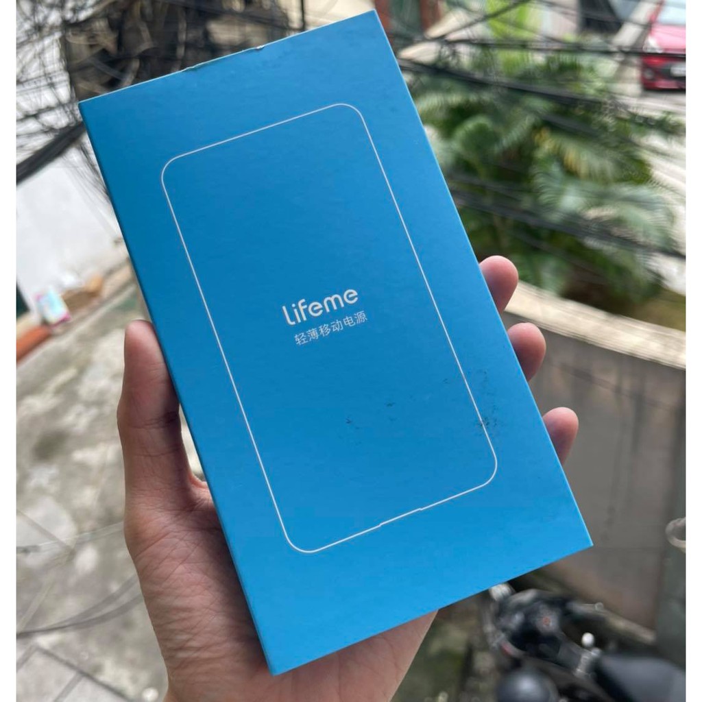 Pin dự phòng Lifeme siêu nhỏ gọn, Dung lượng 5.000mAh, chính hãng Meizu, bảo hành 1 đổi 1