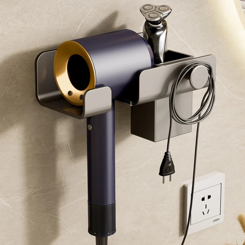 Giá Đỡ Máy Sấy Tóc Gắn Tường Bằng Nhôm Tiện Dụng Cho Dyson