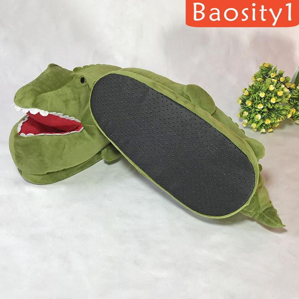 Dép bông mang trong nhà phong cách cá sấu